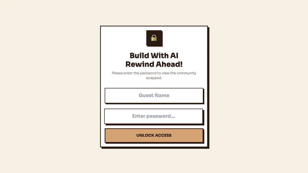 BWAI Rewind 2025 screenshot