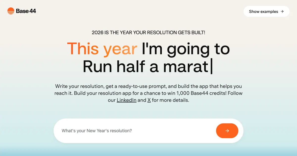 New Year's Resolutions screenshot