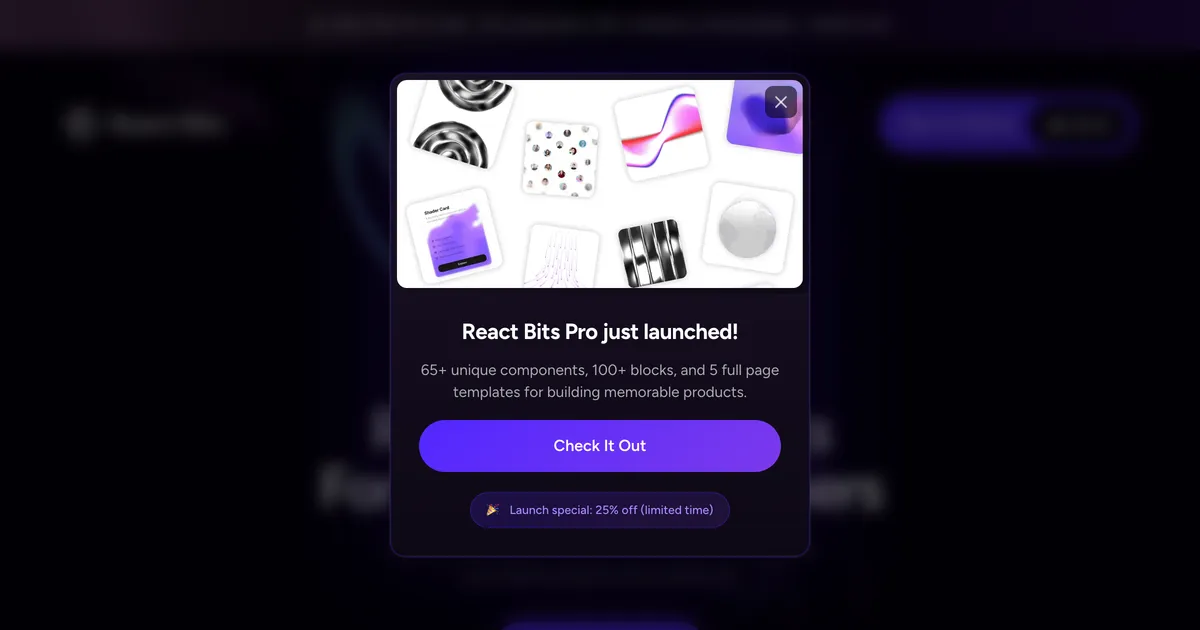 ReactBits screenshot