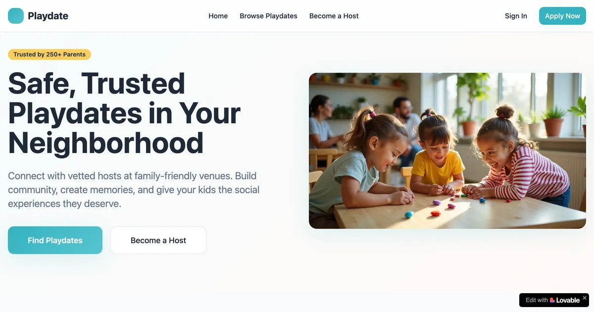 Venue-play-dates screenshot